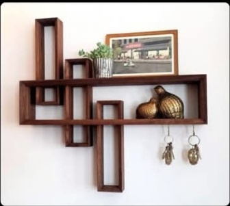 Geometric display shelf