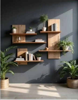 Modular wall shelf